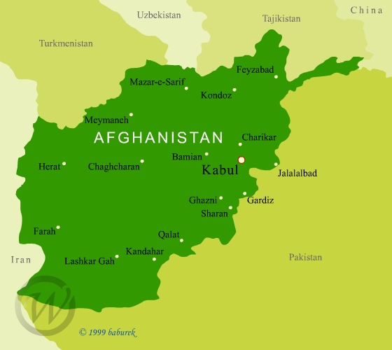 Map of Afghanistan