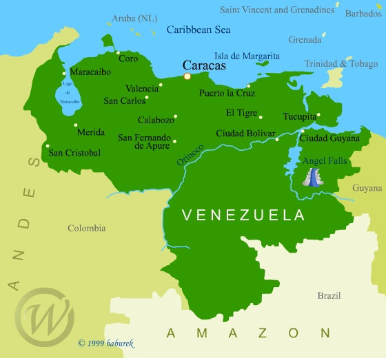 Map of Venezuela