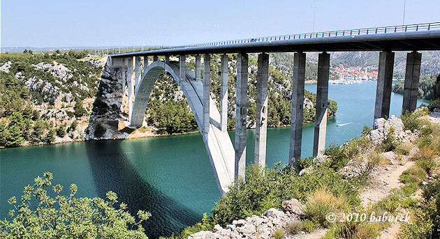 Skradin bridge, Croatia