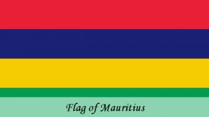Flag of Mauritius