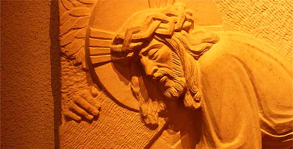 Jesus, detail from Saint Joseph's Oratory basilica