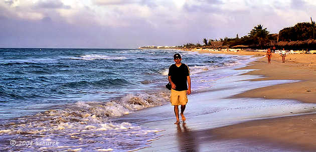 Sandy white beaches of Caribbean