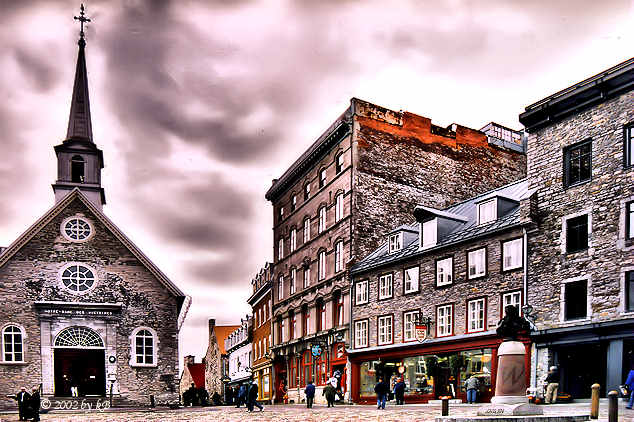 Quebec city on HDR
