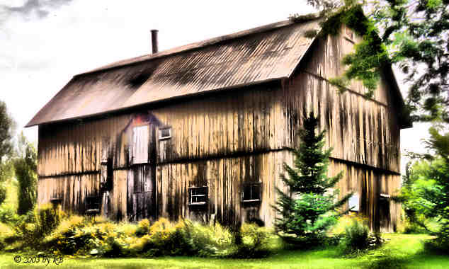HDR - A barn in Eastern Townships