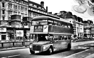 Double-decker bus, London