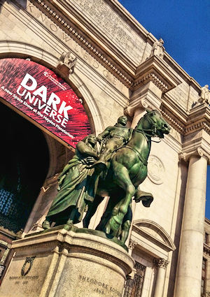 Equestrian Statue of Theodore Roosevelt in the front of American Museum Of Natural History in New York City