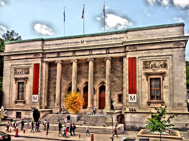 HDR photo of Michal and Renata Hornstein Pavilion at The Montreal Museum of Fine Arts