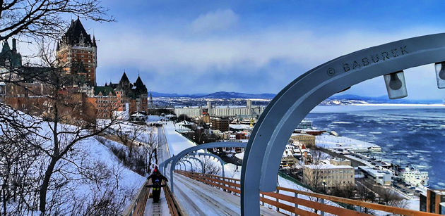 Quebec city in Winter
