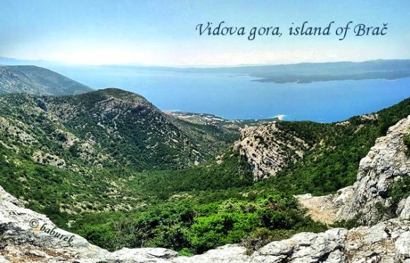 Vidova gora, island of Brac