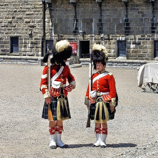 Soldiers in Fort George, Halifax